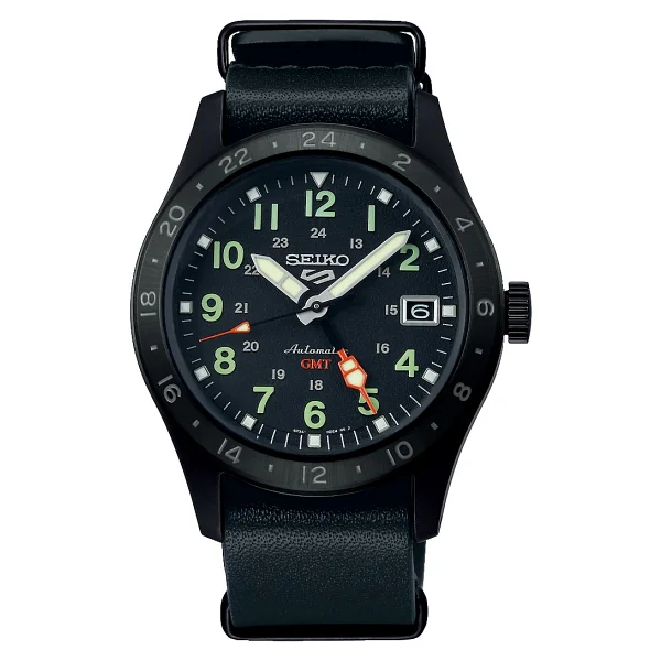 Seiko 5 Sports Field Ssk025 Deri Kordon Erkek Kol Saati - Görsel 3