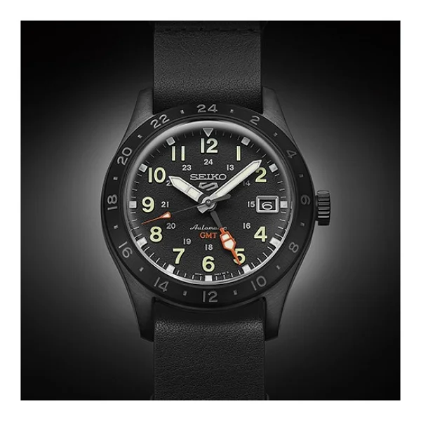Seiko 5 Sports Field Ssk025 Deri Kordon Erkek Kol Saati - Görsel 4