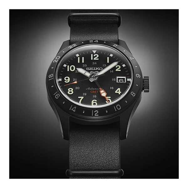 Seiko 5 Sports Field Ssk025 Deri Kordon Erkek Kol Saati - Görsel 5