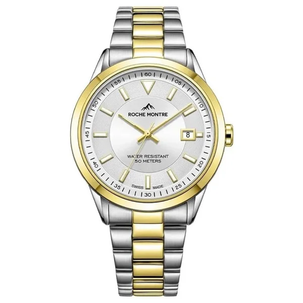 Roche Montre Rmg6007-05 Gümüş-Altın Erkek Kol Saati - Görsel 3