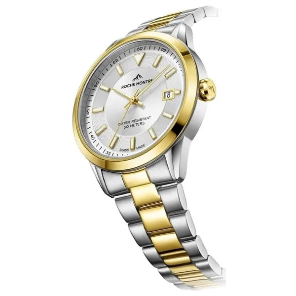 Roche Montre Rmg6007-05 Gümüş-Altın Erkek Kol Saati - Görsel 5