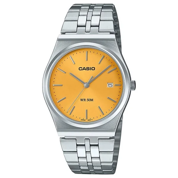Casio Standart Mtp-B145d-9avdf Turuncu Erkek Kol Saati - Görsel 5