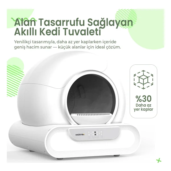 Haustier Msp08 Akıllı Otomatik Kedi Tuvaleti - Görsel 4