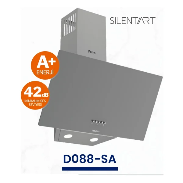 Ferre Silentart D088-SA Duvar Tipi Davlumbaz - Görsel 2