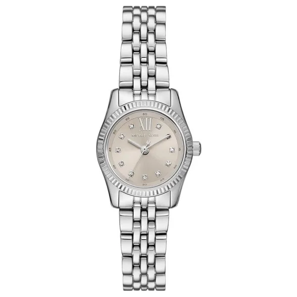 Michael Kors Petite Lexington Pave Mk4843 Gümüş Kadın Kol Saati - Görsel 6