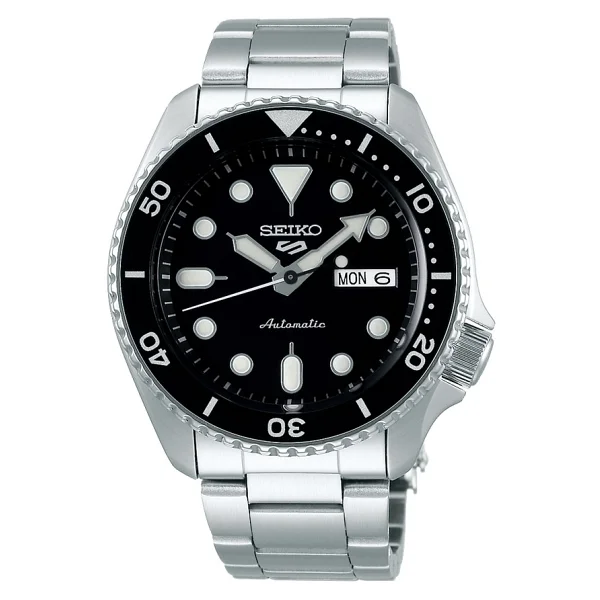 Seiko 5 Sports Skx Srpd55k Çelik Kordon Siyah Erkek Kol Saati - Görsel 3