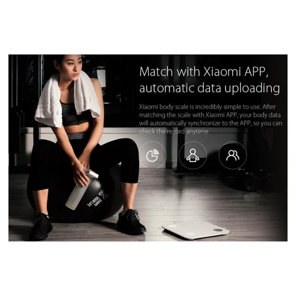 Xiaomi Mi Body Composition Scale 2 Yağ Ölçer Fonksiyonlu Akıllı Bluetooth Vücut Analiz Baskülü - Görsel 4