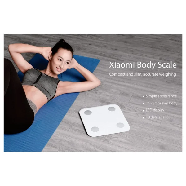 Xiaomi Mi Body Composition Scale 2 Yağ Ölçer Fonksiyonlu Akıllı Bluetooth Vücut Analiz Baskülü - Görsel 5