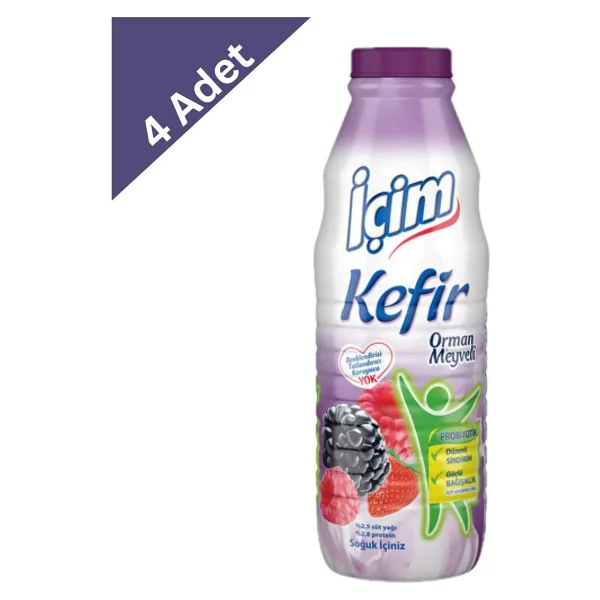 İçim Içim Orman Meyveli Kefir 1 L X 4 Adet - Görsel 3