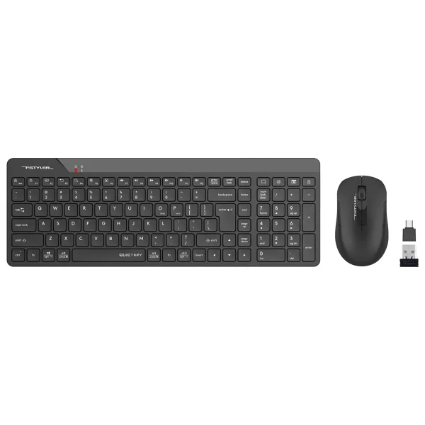 A4 Tech Fg2300 Air2 Sessiz Kablosuz Klavye Mouse Seti - Görsel 5
