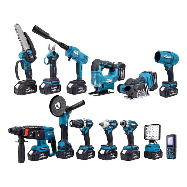 Dawreek 13'li Set Darbeli Akülü Vidalama 350 Nm Tork Ve 4 Akü İle Ergonomik Taşıma Çantası - Görsel 4