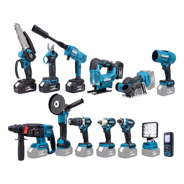 Dawreek 13'li Set Darbeli Akülü Vidalama 350 Nm Tork Ve 4 Akü İle Ergonomik Taşıma Çantası - Görsel 5