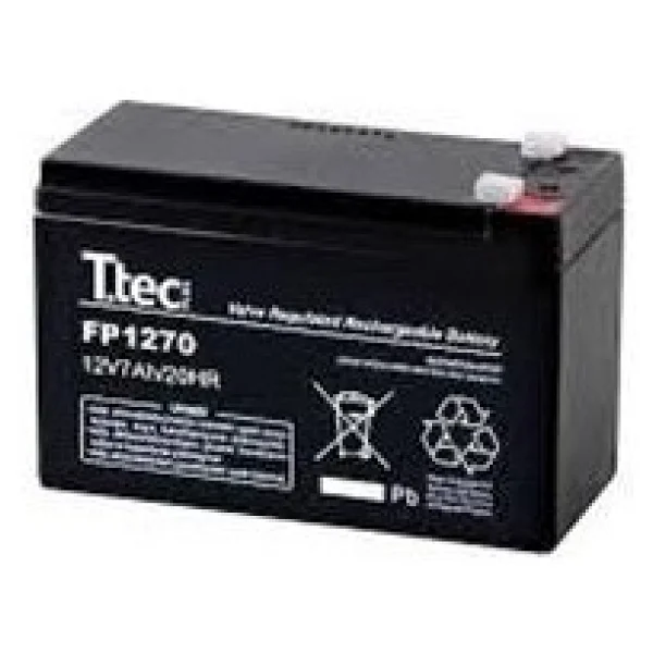 Ttec 12v 7ah / 20hr Kuru Akü (Oyuncak Araba Jeep Moto Tartı Terazi Ups Aküsü) - Görsel 3