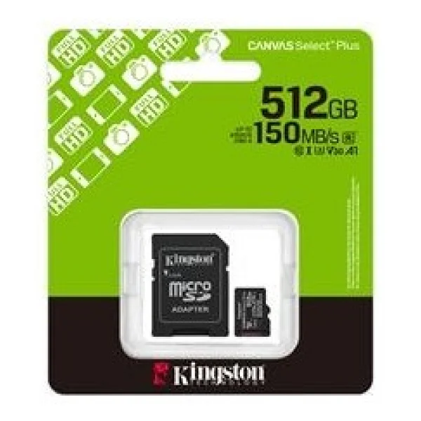 Kingston Canvas Select Plus Sdcs3/512gb Class 10 Uhs-I U3 A1 V30 512 GB Micro Sd Kart - Görsel 5
