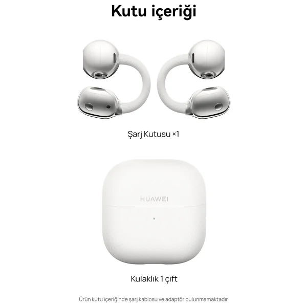 Huawei Freeclip 2 TWS Beyaz Open Ear Bluetooth Kulaklık - Görsel 8