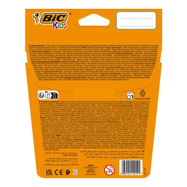Bic Cosmo 6 Klasik + 3 Pastel + 3 Neon 12'li Keçeli Kalem Seti - Görsel 3