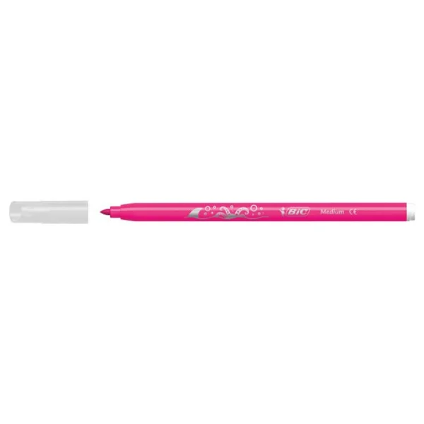 Bic Cosmo 6 Klasik + 3 Pastel + 3 Neon 12'li Keçeli Kalem Seti - Görsel 4