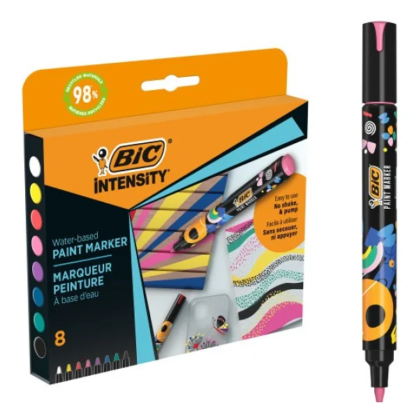 Bic Intensity Paint Vivid 8'li Marker Kalem - Görsel 10