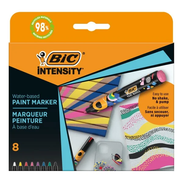 Bic Intensity Paint Vivid 8'li Marker Kalem - Görsel 2