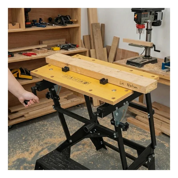 Workpro Wp289027 100kg 6 Kademe Ayarlanabilir Profesyonel Katlanabilir Çalışma Tezgahı - Görsel 3