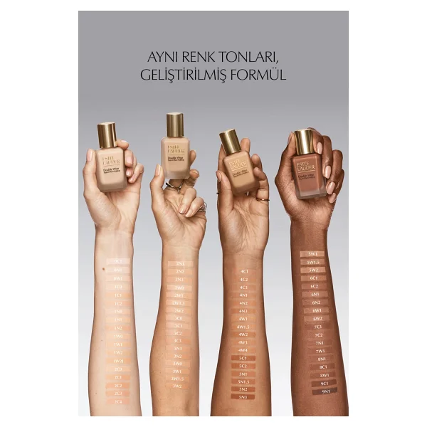 Estee Lauder Double Wear Stay İn Place Spf 10 3c2 Pebble 30 Ml Likit Fondöten - Görsel 5