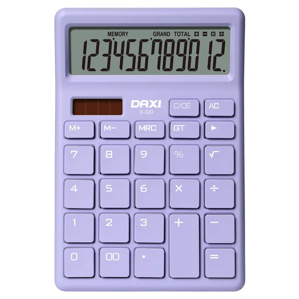 Daxi X-120 Lila 12 Haneli Hesap Makinesi - Görsel 8