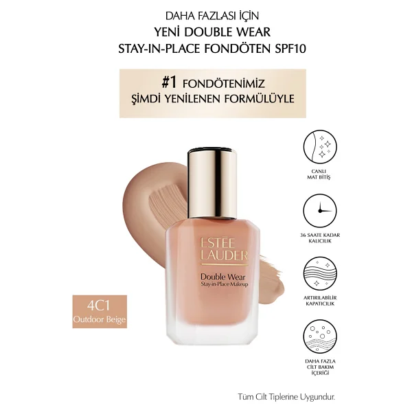 Estee Lauder Double Wear Stay İn Place Spf 10 30 Ml Likit Fondöten - Görsel 3