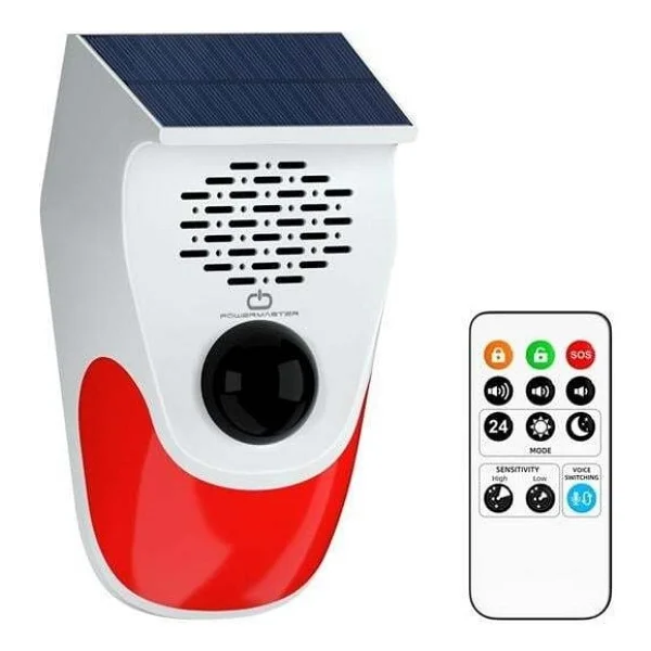Powermaster Pm-26240 Güneş Enerjili Sesli Güvenlik Alarmı - Görsel 5