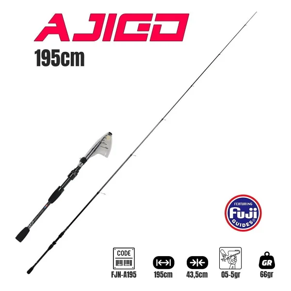 Fujin Ajigo 195cm 05-5gr Teleskopik Lrf Kamışı - Görsel 5