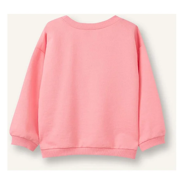 Defacto Oversize Baskılı Sweatshirt Kız Bebek G7501a526sp - Pembe-Pn657 - 18 - 24 Ay - Görsel 3