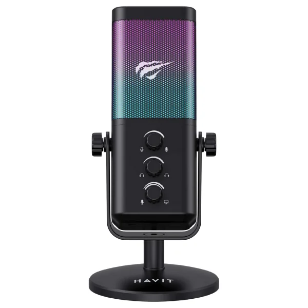 Havit Gk65 Siyah RGB Yayıncı Mikrofonu - Görsel 2