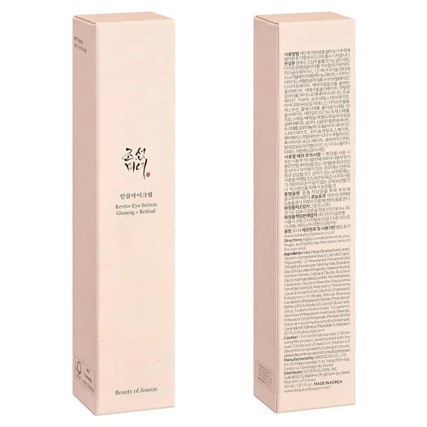 Beauty Of Joseon Revive Eye Serum - Canlandırıcı & Yoğun Nemlendirici Göz Serumu (30 Ml) - Görsel 6