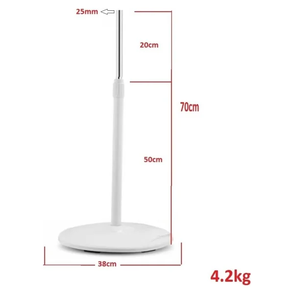 Depolife Vantilatör Ayağı Teleskopik Borulu Simit Ayak Fan Pervane Ayağı 38x70cm Üniversal Tüm Markalar - Görsel 4
