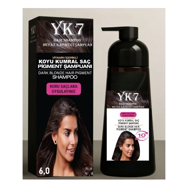 Yk7 Kozmetik Yk7 Beyaz Kapatıcı (Küllü Kumral 7.1) Şampuan 300 Ml. - Görsel 5