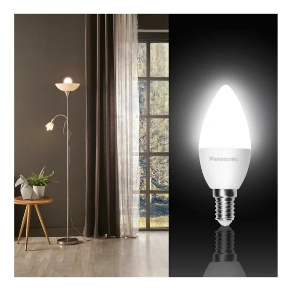 Panasonic Beyaz Işık 6.5 W-50 W E14 LED Ampul - Görsel 2