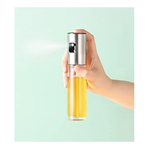 Yağ Püskürtücü Şişe, 100 Ml Sirke Püskürtücü, Sos Spreyi, Izgara, Zeytinyağı Cam Şişe, Mutfak, Pişirme, Salata, Ekmek Pişirme, Barbekü İçin (1 Adet) - Görsel 3