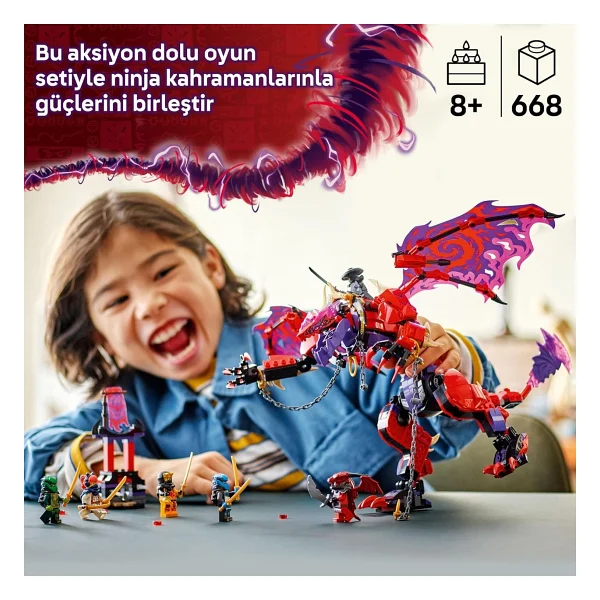Lego 71832 Ninjago Thunderfang Kaos Ejderhası - Görsel 5