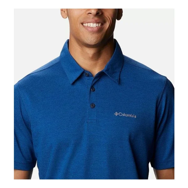 Columbia Havercamp Pique Am2996-464 Lacivert Kısa Kollu Polo Yaka Erkek Tişört - Görsel 4
