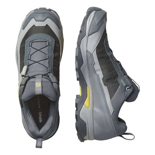 Salomon X Ultra 5 Gore-Tex L47725900 Gri-Sarı Erkek Outdoor Ayakkabı - Görsel 7