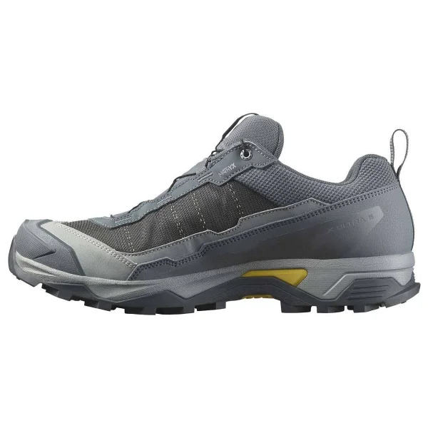 Salomon X Ultra 5 Gore-Tex L47725900 Gri-Sarı Erkek Outdoor Ayakkabı - Görsel 8