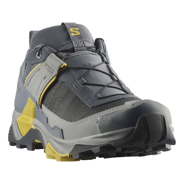 Salomon X Ultra 5 Gore-Tex L47725900 Gri-Sarı Erkek Outdoor Ayakkabı - Görsel 9