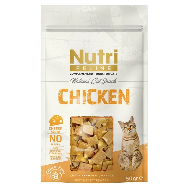 Nutri Feline Tavuklu Ve Peynirli 50 Gr Kedi Ödül Maması - Görsel 2
