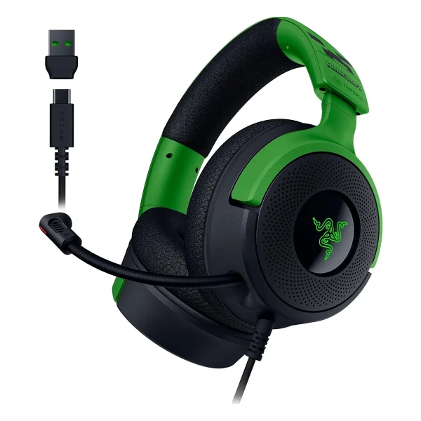Razer Kraken V4 X Minecraft Edition Rz04-05180200-R3m1 RGB 7.1 Type-C Kablolu Kulak Üstü Oyuncu Kulaklığı - Görsel 2