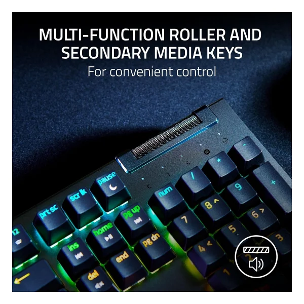 Razer BlackWidow V4 X RGB Yellow Switch Kablolu Mekanik Oyuncu Klavyesi - Görsel 4