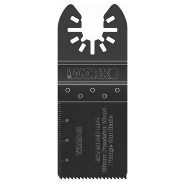 Worx Wa4948 Çok Amaçlı Raspalama Makinesi Için 35x40mm Ahşap, Fiberglas, Pvc Universal Kesme Bıçağı - Siyah - Görsel 2