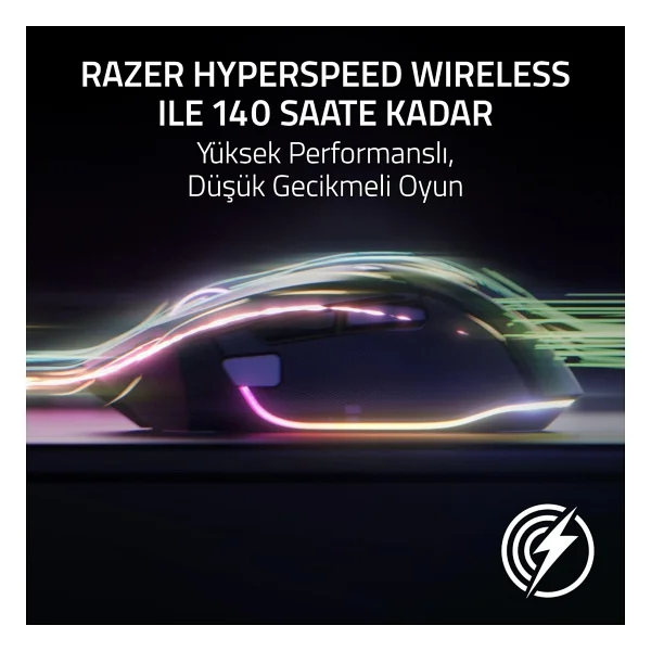 Razer Basilisk V3 Pro 35k Phantom Edition Rz01-05240300-R3g1 Yeşil Optik Kablolu/Kablosuz Oyuncu Mouse - Görsel 4