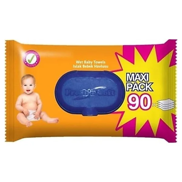 Fresh'n Soft 90 Yaprak Islak Mendil - Görsel 2