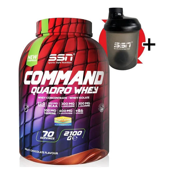 Ssn Sports Style Nutrition Command Quadro 2100 Gr Whey Protein Tozu - Görsel 8