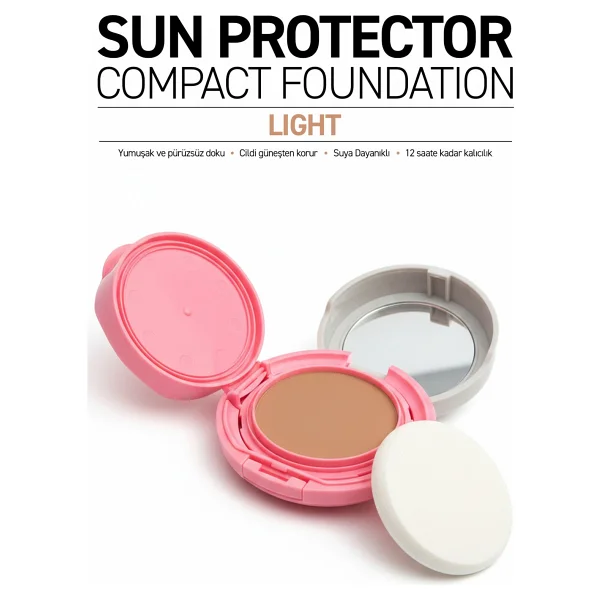 Alix Avien Kırışıklık Karşıtı Yüksek Kapatıcı Waterproof Spf 50 Kompakt Fondöten - Görsel 8