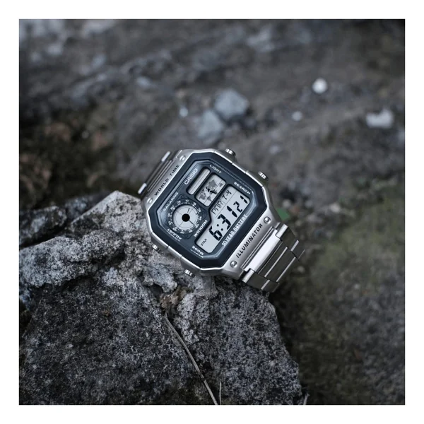 Casio Standart Ae-1200whd-1avdf Çelik Kordon Erkek Kol Saati - Görsel 5